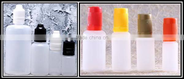 Wholesale e juice pet bottle 5ml plastic e liquid bottle with childproof cap e liquid bottle