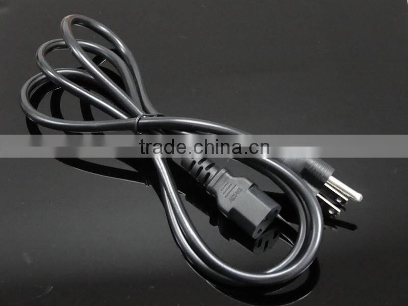 Top Grade PVC material VDE ROHS Approved Thailand plug power cord/japan extension cord plug and socket/US extension power cord