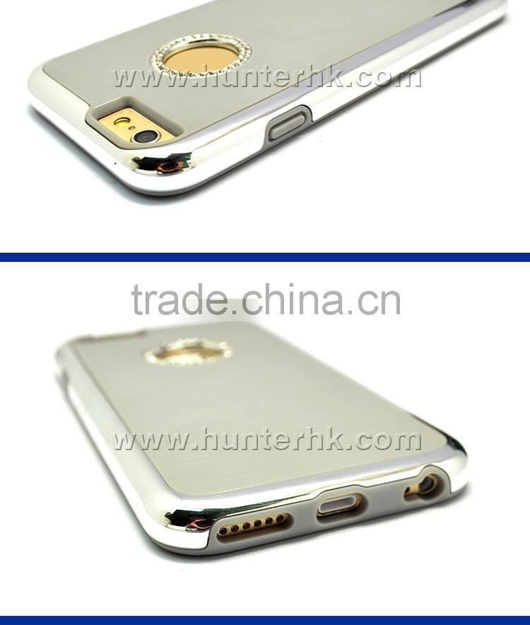 Silver TPU Diamond Hold For 6G Case
