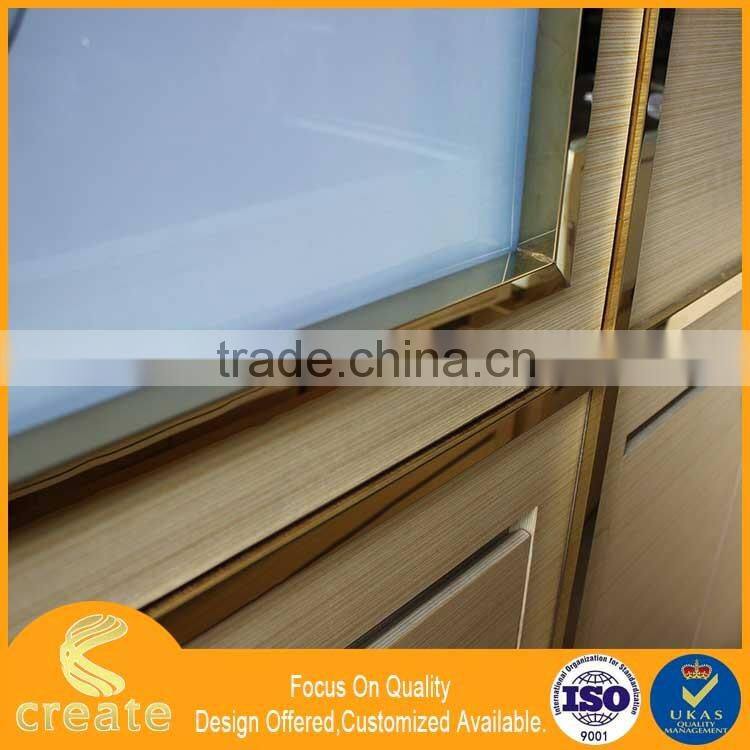 Fashion wooden mobile phone display stand,glass watch display cabinet