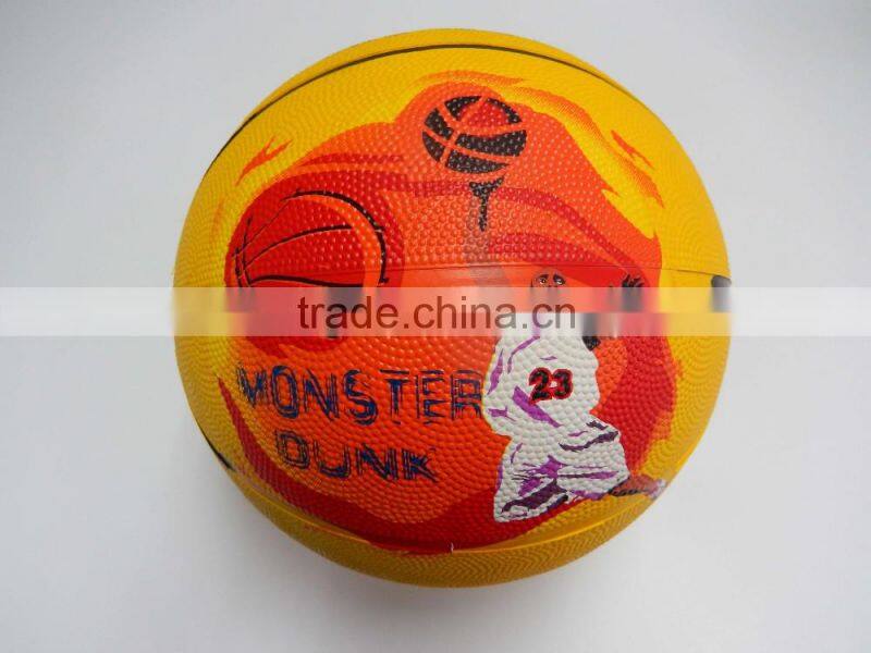 Rubber mede basketball offical size 7 for training