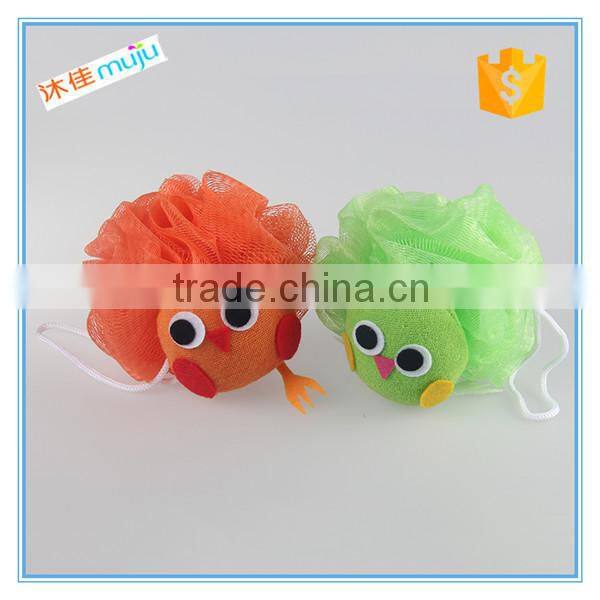 2015 mossy grain eco plastic bath spong bath lily with rope handle wholesale product