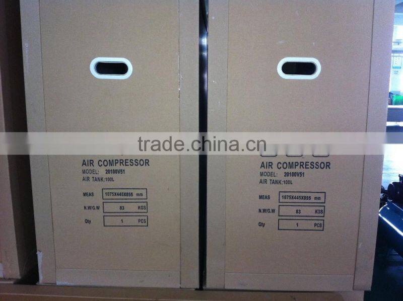 KINGCHAI 100L 150L 200L Portable Piston type Belt Driven air compressor africa market