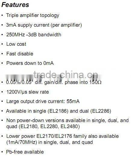IC INTERSIL EL2386CSZ