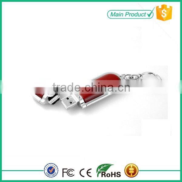 Alibaba shipping supplier hot sale 8gb leather usb flash drive