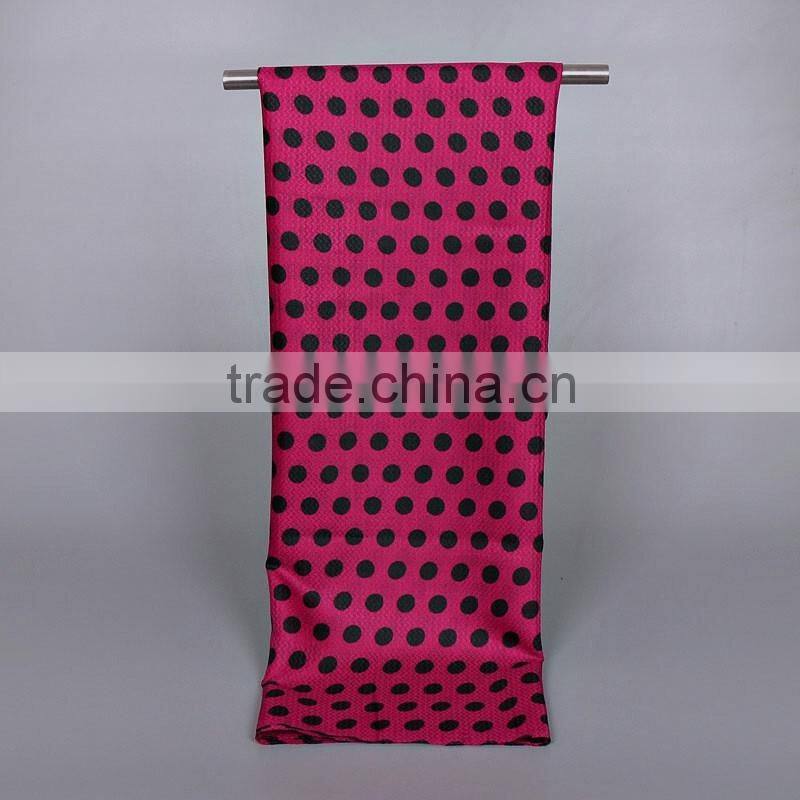 Bulk Selling Fashion Cute Cotton Viscose Wave Polka Dot Scarf Shawl