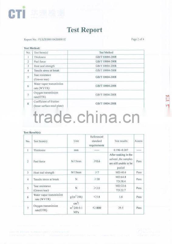 custom plastic vacuum bags for fish packaging