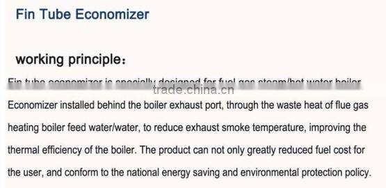 Economizer for Gas Steam Boiler