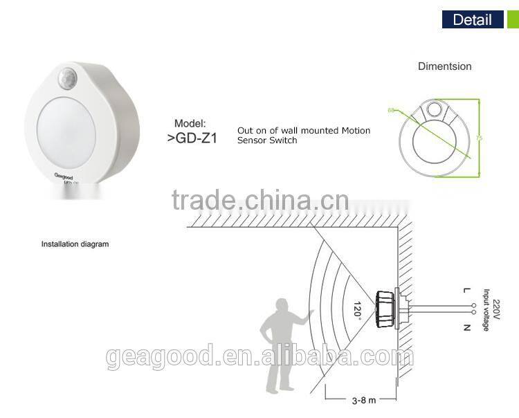 safe convenient motion sensor wireless motion detectors for automaic illumination