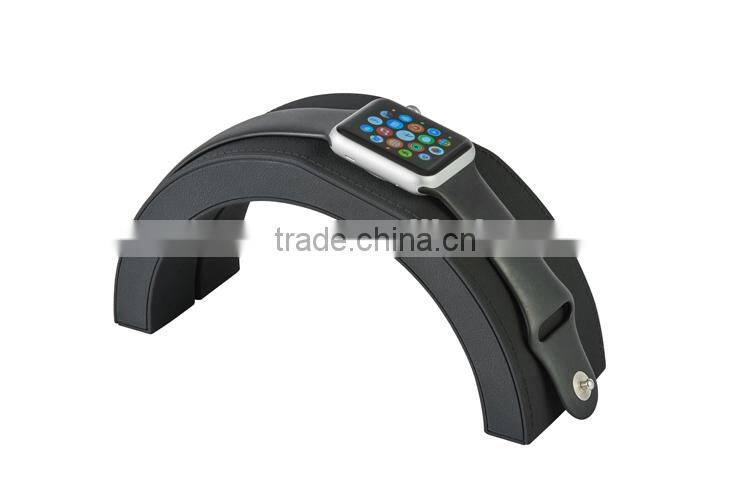 2015 Rainbow Bridge design plastic for apple watch charger stand