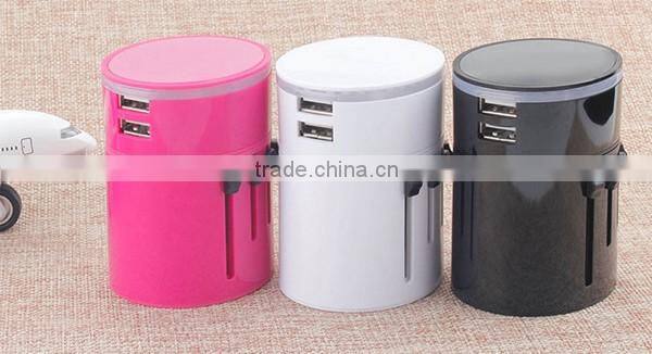 (110128) Best Promotional Gift International Universal Travel Adapter With Usb Port