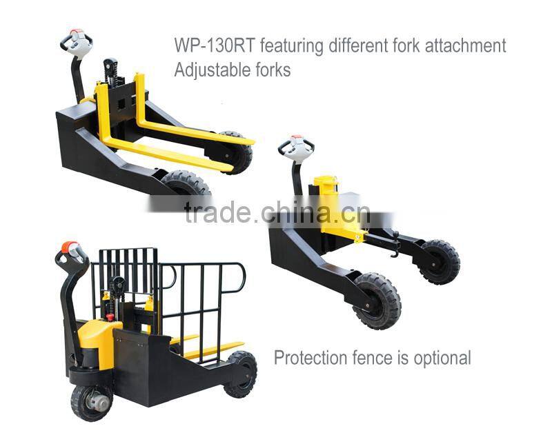 2014 shanye electric pallet stacker rough terrain lift trucks