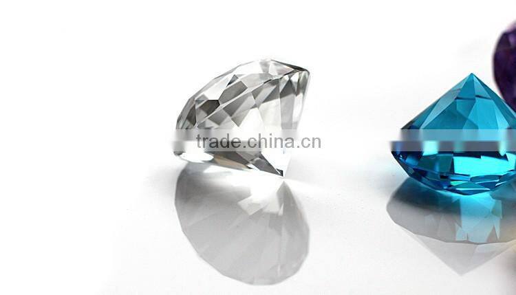 Choiceful crystal paper weight, 1cm-12cm crystal glass cubic paper weight