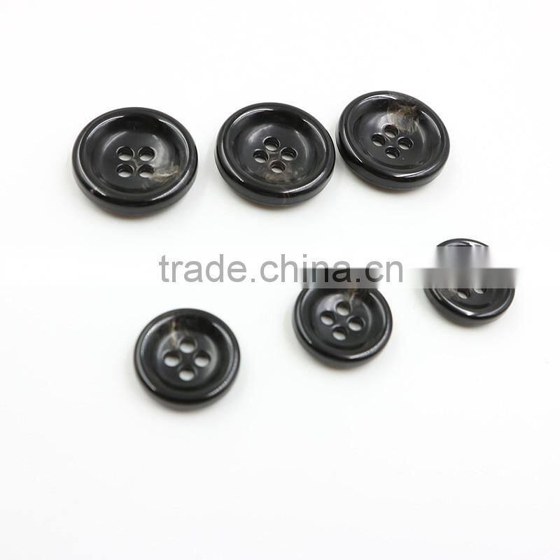 Sedex Audited Factory 2 Pillar burnt rim 4 holes Fire proof urea button, urea button for suit