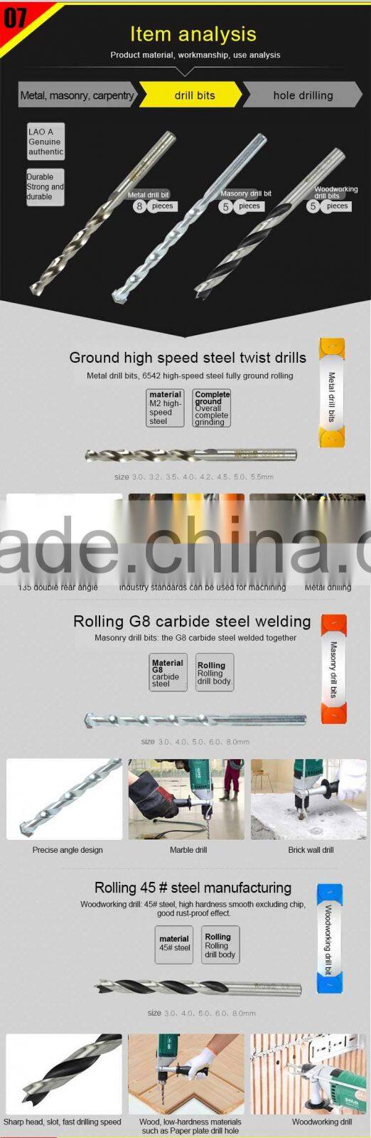 50PCS Repairing Householding Impact Drill Set Electric Drill set Multifunction Tool Case Set