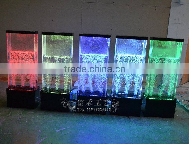 Home decoration small water screens with led