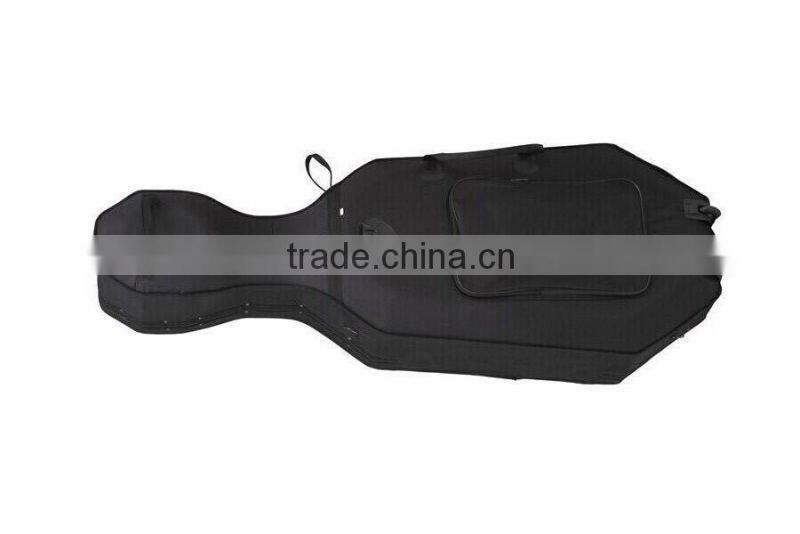 Black Color Foam Cello Hard Case With Wheel
