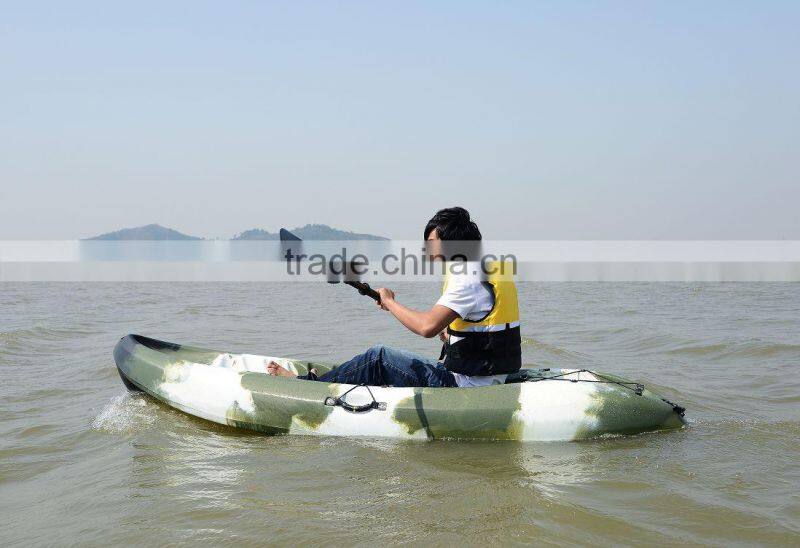 single fishing canoe kajak with rudder and pedal from cool kayak
