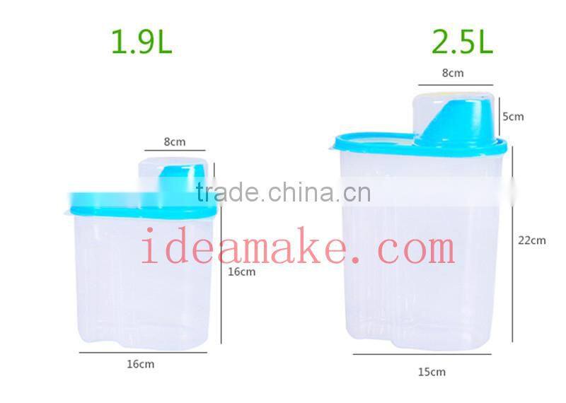 Eco-friendly plastic food storage container