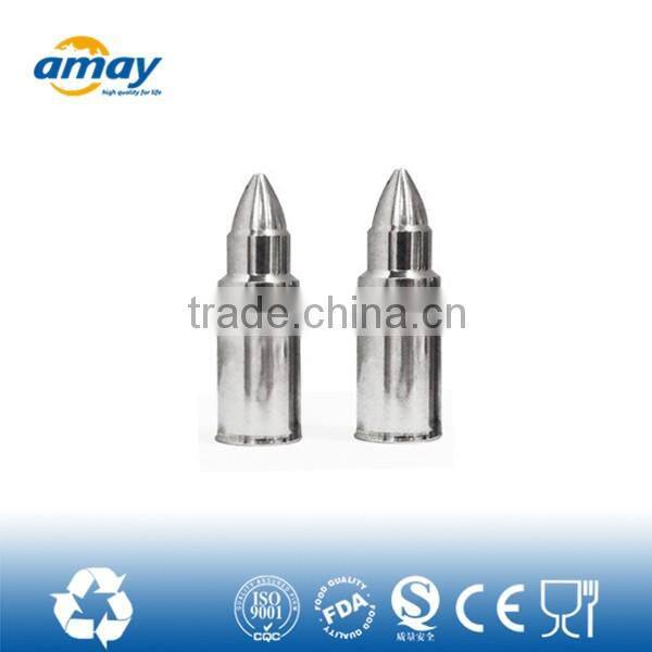 Promotional bullet stainless steel ice cube for wine,whiskey and cocktail