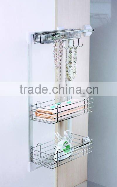 Side pull-out clothes rack