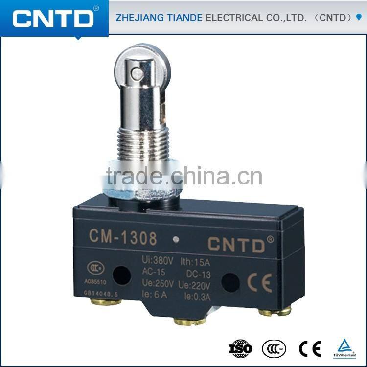 CNTD Advantage Price ABS Plastic 15A 250VAC Parallel Roller Plunger Type OMRON Micro Switch CM-1308 Z-15GQ22-B