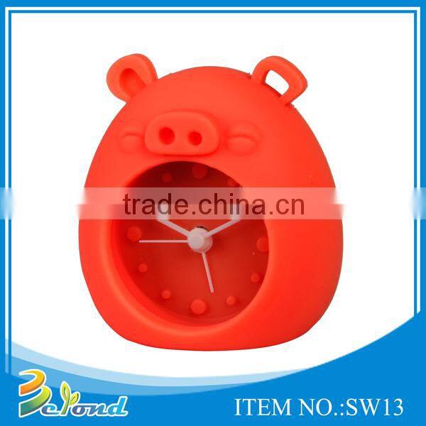 High quality newest arrival fashion cute silicone alarm clocks