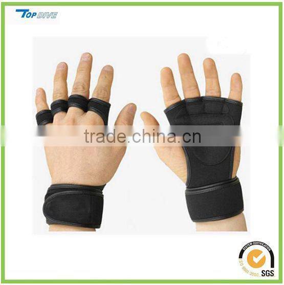 Weight Lifting Gloves Fitness Gym Training Gloves Long Wrist Wrap Gloves