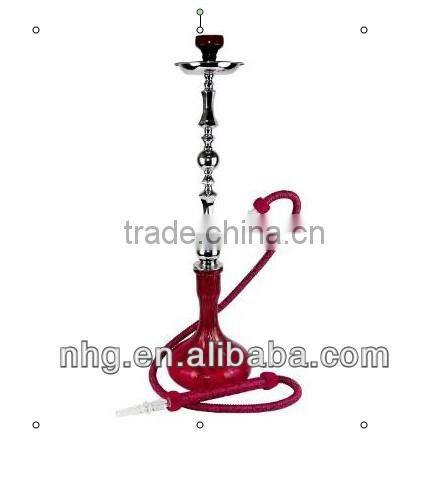 Pink nice style zinc stem hookah narghile