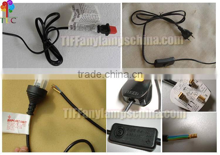 S9008-S Bronze sculpture tiffany style lamp table lighting gift art deco stained glass accent lamp wholesale china handcraft