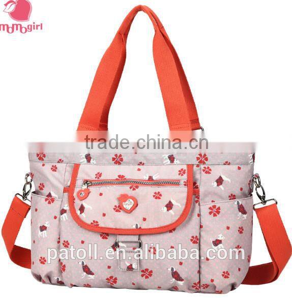 Promotional 600d polyester canvas tote bag wholesale/large zippered tote bag