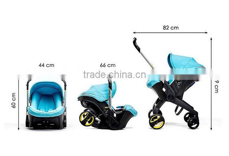3 in 1 multi-functional baby carriage with Baby carry basket ,car seat,baby stroller