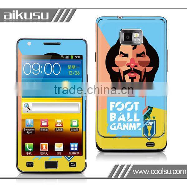 Wholesale cell phone skins&stickers for samsung s2 i9100