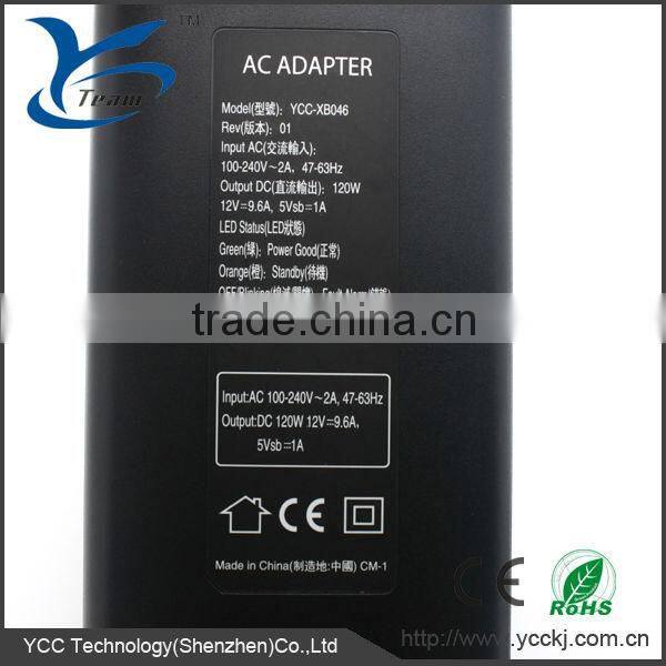 Base on game accessories ac adapter for Xbox360E power supply
