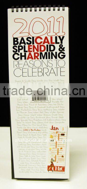 Custom Colorful printing table calendar