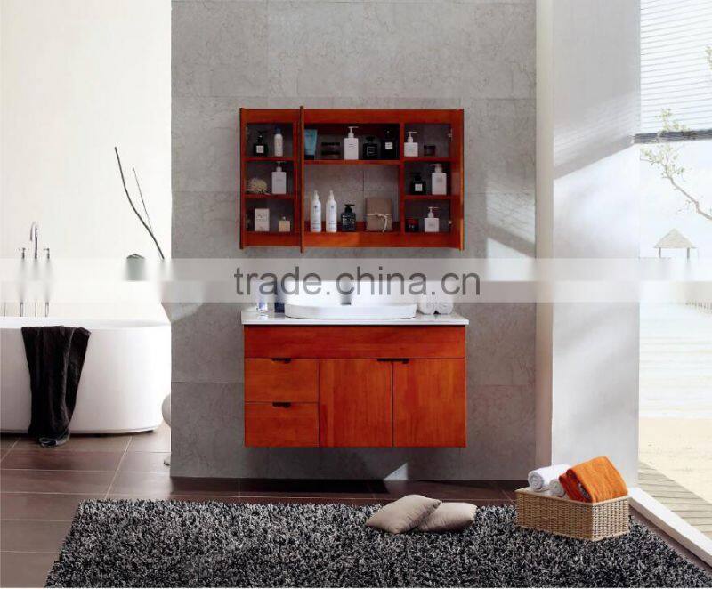 Multi-Layer solid wood Bathroom modern cabinet Series