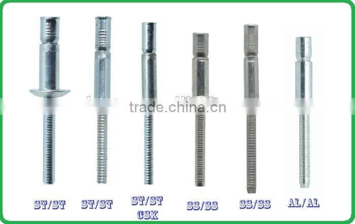 DOME HEAD STRUCTURE S-BOLT RIVETS