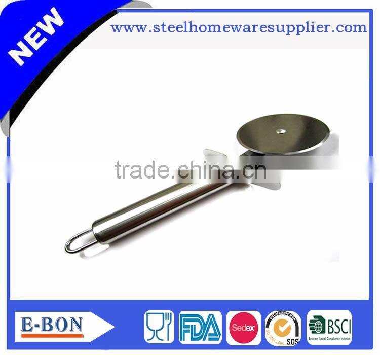 High quality useful stainless steel pizza knife cheese knife kitchenware