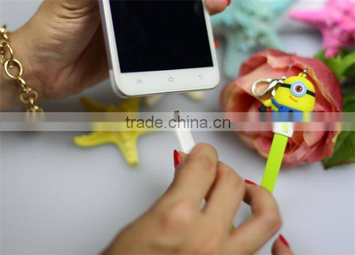New mobile phone cartoon cables Colorful Magnet V8 Micro USB charger Cable for samsung galaxy note 3 S4 Lenovo HTC