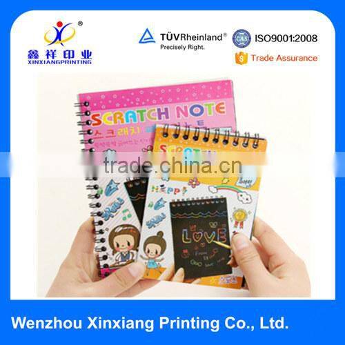 Various Kinds of Latest Design High Quality Scratch Book with a Wood Pen