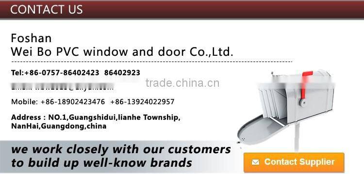 60 series Europe style pvc windows,garden windows for sale