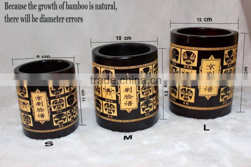 Custom bamboo tube as birthday gift