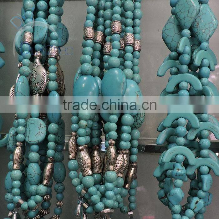 latest nail design turquoise diy jewelry for necklace in red