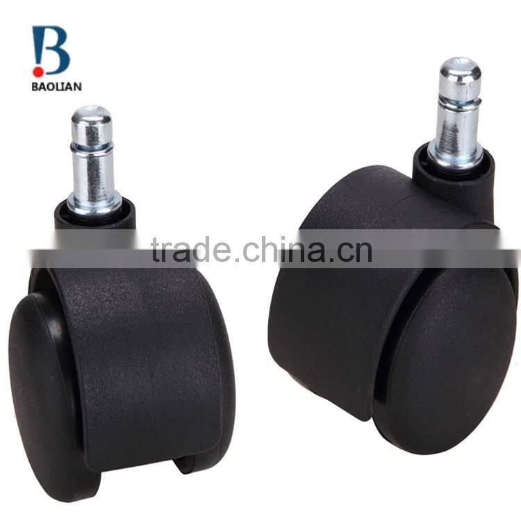 2016 china high-quality 50mm nylon black swivel pressure furniture caster