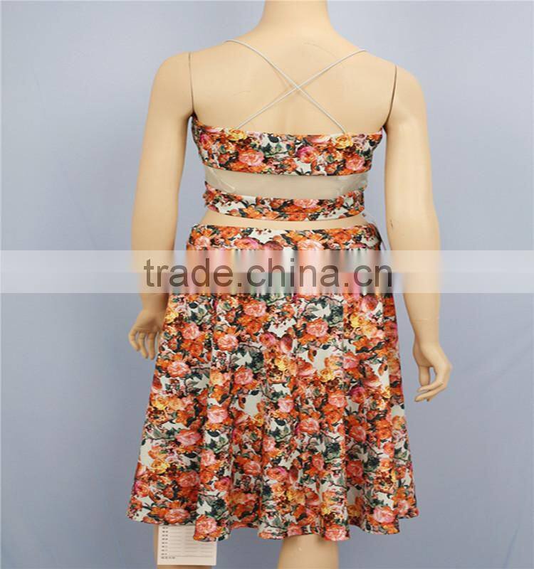 2015 new designs women print wholesale sweat suit