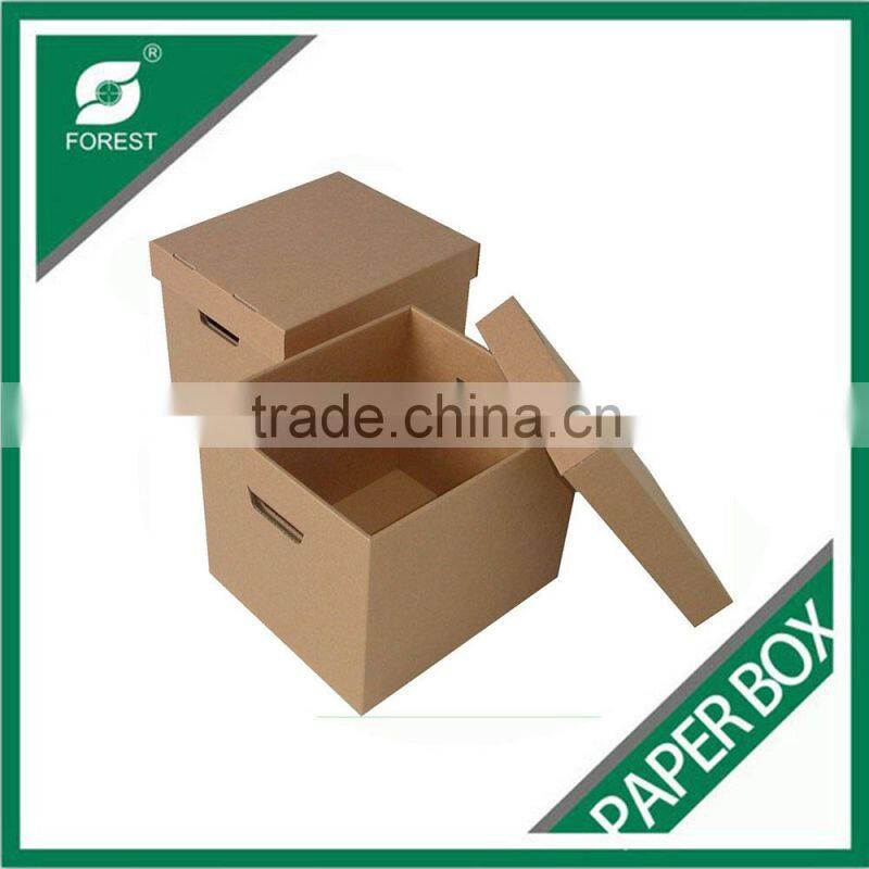 COLOR PRINTING BROWN KRAFT PAPER PACKAGING BOX