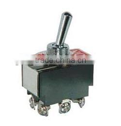 metal-clad screw pins on on toggle switch