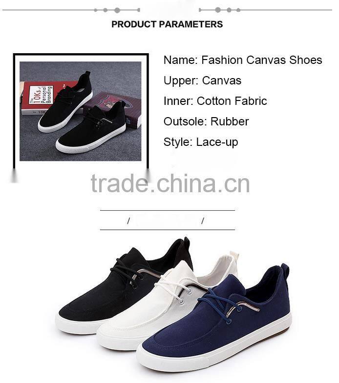New Arrival Style cheap Latest Design Men Canvas Shoes