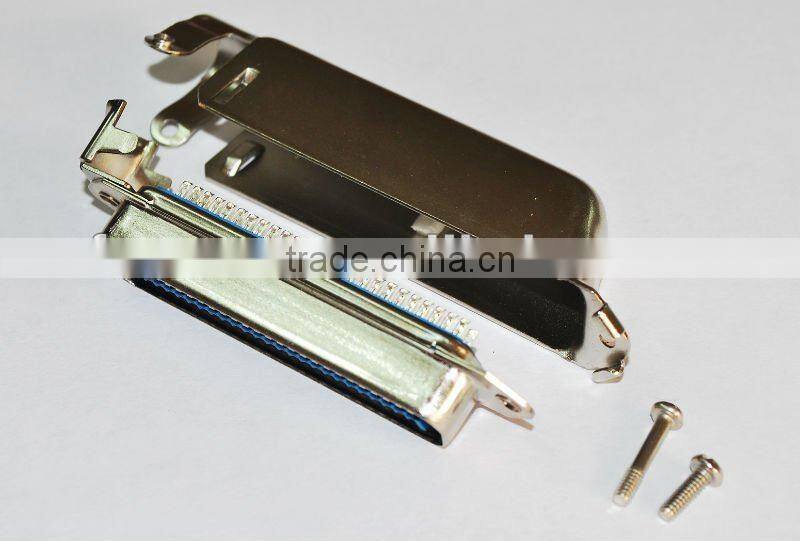 90 degree Side cable Entry 2.16mm Pitch champ 25 pair Solder DDK Header connector Male Plug Type