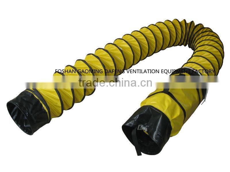 300mm 12inch yellow suction ventilation air duct with bag